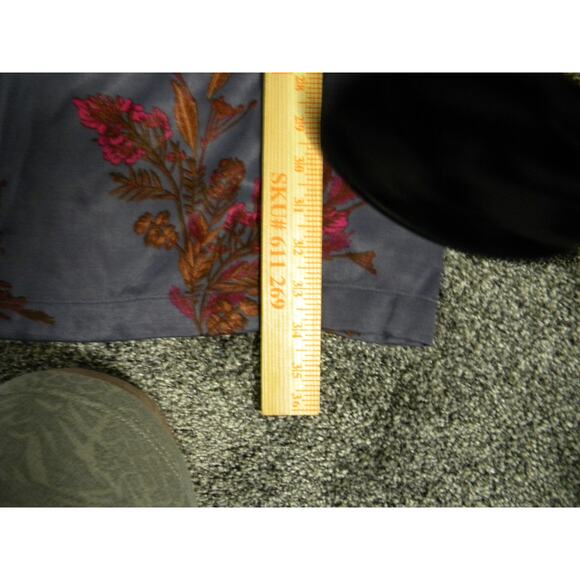 Leith Long Sleeve Purple Pink Floral Shift Dress‎ Casual Boho Nordstrom Large - Picture 6 of 9